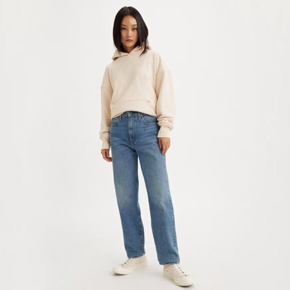EUC Women's LEVI'S Made & Crafted "Column Pant" Jeans Coastal Blues | Size 24x27 - Picture 1 of 13